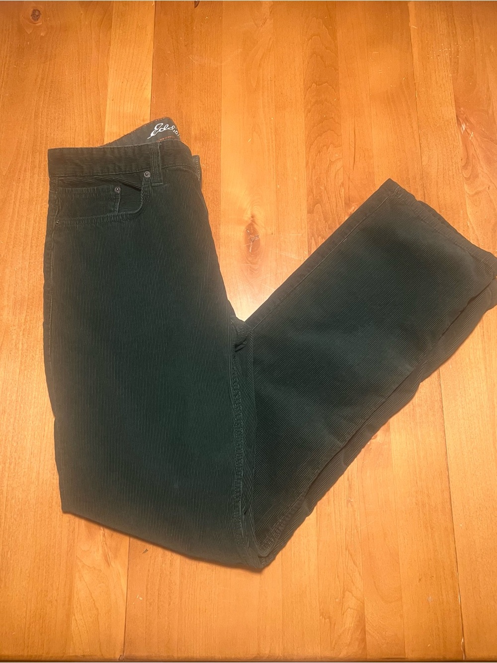 Eddie Bauer Men’s Dark Green Corduroy Pants